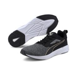 Buty do chodzenia damskie Puma NRGY RUPTURE IGNITE. Czarne obuwie sportowe Puma, bez zapięcia, trekkingowe. Za 169.99 zł.