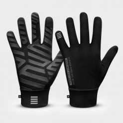 Rękawiczki rowerowe unisex Nuremberg Siroko. Czarne rękawiczki SIROKO, bez wzorów, sportowe. W wyprzedaży za 97.00 zł.