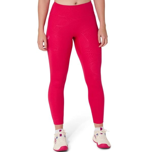 Damskie legginsy Asics 45876. Czerwone legginsy Asics, l, bez wzorów, z materiału. Za 406.65 zł.