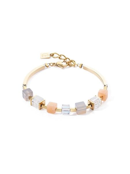 COEUR DE LION Bransoletka z kryształami Swarovski rozmiar: onesize. Brązowe bransoletki COEUR DE LION, z agatem, ze stali. Za 248.58 zł.