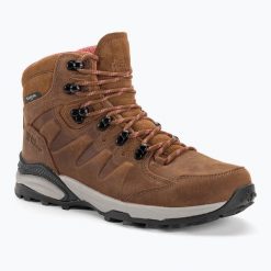 Buty trekkingowe damskie Jack Wolfskin Refugio Prime Texapore Mid. Brązowe trekkingi Jack Wolfskin. Za 559.99 zł.