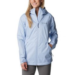 Kurtka uniwersalna damska Columbia 2071433477. Niebieskie kurtki sportowe Columbia, m, bez wzorów, z syntetyku, z kapturem, trekkingowe. Za 429.99 zł.