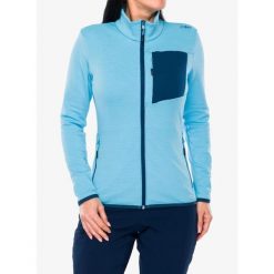 Bluza rozpinana damska CMP Kovyna. Niebieskie bluzy CMP, na zimę, bez wzorów, bez kaptura. Za 257.19 zł.