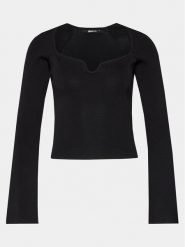 Gina Tricot Bluzka 20657 Czarny Slim Fit. Czarne bluzki Gina Tricot, xs, bez wzorów, z wiskozy, bez kołnierzyka, bez ramiączek. Za 129.99 zł.