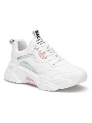 Trendyol Sneakersy w kolorze białym rozmiar: 33. Białe trampki Trendyol, bez wzorów, bez zapięcia. Za 217.99 zł.