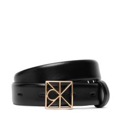 Pasek Damski Calvin Klein. Czarne paski Calvin Klein, bez wzorów. Za 249.99 zł.