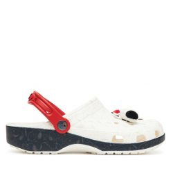 Klapki Crocs. Białe klapki Crocs, bez wzorów, bez obcasa. Za 319.99 zł.