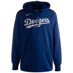 Bluza z kapturem Nike Los Angeles Dodgers. Białe bluzy Nike, bez wzorów, z kapturem. Za 334.99 zł.
