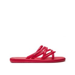 Klapki damskie Ipanema Meu Sol. Czerwone klapki Ipanema, bez wzorów, bez obcasa. Za 84.99 zł.