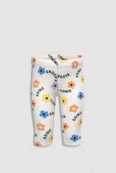 Legginsy z nogawką 3/4. Legginsy Name it, bez wzorów. W wyprzedaży za 29.90 zł.