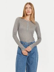 Marc O'Polo Bluzka 408 2028 52447 Szary Slim Fit. Szare bluzki Marc O'Polo, xl, bez wzorów, z lyocellu, bez kołnierzyka, bez ramiączek. Za 189.99 zł.