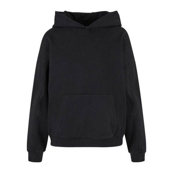 Bluza damska z kapturem Urban Classics Organic. Czarne bluzy Urban Classics, bez wzorów, z bawełny, z kapturem. Za 244.50 zł.