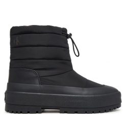 Śniegowce Calvin Klein. Czarne trapery i śniegowce Calvin Klein. Za 489.99 zł.