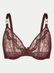 Chantelle X Biustonosz z fiszbiną Xtravagant C06GM9 Bordowy. Czerwone biustonosze Chantelle X, bez wzorów, z syntetyku. Za 369.99 zł.