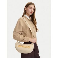 Torebka LOVE MOSCHINO. Brązowe listonoszki Love Moschino, bez wzorów, bez dodatków. Za 487.99 zł.