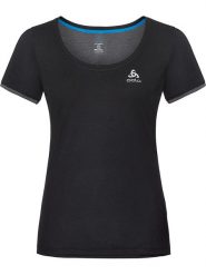 Odlo Koszulka sportowa "F-Dry" w kolorze czarnym rozmiar: XS. Czarne koszulki sportowe Odlo, bez wzorów, z materiału, bez ramiączek, outdoorowe. Za 37.30 zł.