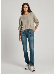 Pepe Jeans Dżinsy - Slim fit - w kolorze niebieskim rozmiar: W26/L34. Niebieskie jeansy Pepe Jeans, l, z aplikacjami. Za 126.75 zł.