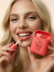 Błyszczyki do ust w etui z motywem wiśni 2 pack - czerwony. Błyszczyki Sinsay. Za 12.99 zł.