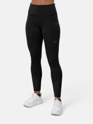 KARI TRAA Legginsy sportowe "Vilde" w kolorze czarnym rozmiar: XS. Czarne legginsy Kari Traa, xs, bez wzorów, z podwyższonym stanem, outdoorowe. Za 162.87 zł.