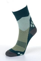 Uniseksowe skarpety outdoorowe Kilpi PRO-U. Zielone skarpety Kilpi, bez wzorów, z materiału. Za 70.90 zł.