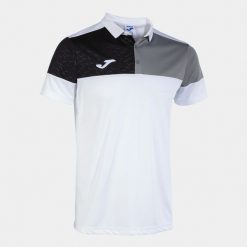 Polo Joma Crew V. Białe koszulki polo Joma, bez wzorów, bez kołnierzyka, bez ramiączek. Za 113.40 zł.