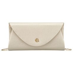 Złota kopertówka damska wykonana ze skóry ekologicznej zapinana klipsem magnetycznym Rovicky R-XS029-1. Żółte kopertówki ROVICKY, bez wzorów, ze skóry ekologicznej, bez dodatków. Za 45.00 zł.