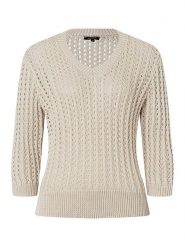 More & More Sweter w kolorze beżowym rozmiar: 44. Brązowe swetry More & More, bez wzorów, z bawełny, bez ramiączek. Za 83.62 zł.