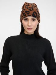 Orsay Czapka w kolorze jasnobrązowym rozmiar: onesize. Brązowe czapki Orsay, bez wzorów. Za 48.05 zł.