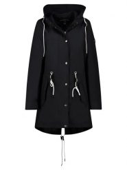 Geographical Norway Parka "Cumi" w kolorze czarnym rozmiar: L. Czarne parki Geographical Norway, l, bez kaptura. Za 209.45 zł.
