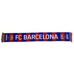 Szalik FC Barcelona - oficjalny licencjonowany. Czerwone szaliki FC Barcelona, bez wzorów, sportowe. Za 99.00 zł.