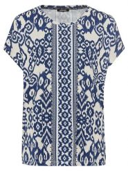 Olsen Bluzka w kolorze granatowym rozmiar: 38. Niebieskie bluzki Olsen, bez wzorów, bez kołnierzyka, bez ramiączek. Za 60.99 zł.