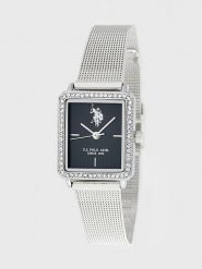 U.S. Polo Assn. Zegarek kwarcowy w kolorze srebrno-czarnym rozmiar: onesize. Szare, analogowe zegarki U.S. Polo Assn., metalowe. Za 173.99 zł.