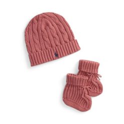 Zestaw Czapka i Skarpety Polo Ralph Lauren. Czerwone czapki Polo Ralph Lauren, bez wzorów. Za 579.99 zł.