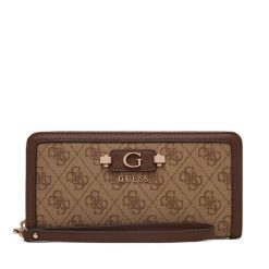 Portfel Guess. Brązowe portfele Guess, z aplikacjami. Za 250.99 zł.