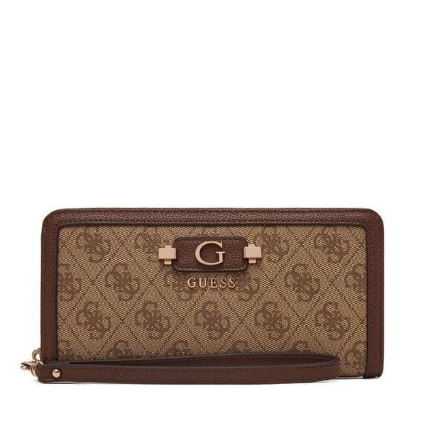 Portfel Guess. Brązowe portfele Guess, z aplikacjami. Za 250.99 zł.
