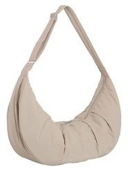 MOSS COPENHAGEN Torebka "Safea" w kolorze beżowym - 56 x 31 x 11 cm rozmiar: onesize. Brązowe torby na ramię Moss Copenhagen, bez wzorów, z materiału, na ramię, bez dodatków. Za 154.95 zł.