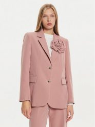 Maryley Marynarka 24IB202/43CA Różowy Regular Fit. Czerwone marynarki i żakiety Maryley, l, bez wzorów, z syntetyku. Za 389.99 zł.