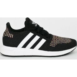 Adidas Originals - Buty Swift Run. Czarne obuwie sportowe Adidas Originals, z gumy, bez zapięcia. W wyprzedaży za 299.90 zł.