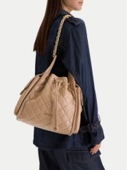 Badura Torebka EO-HAIDI-RX8968 Beżowy. Brązowe torebki klasyczne Badura, bez wzorów, ze skóry, bez dodatków. Za 299.99 zł.