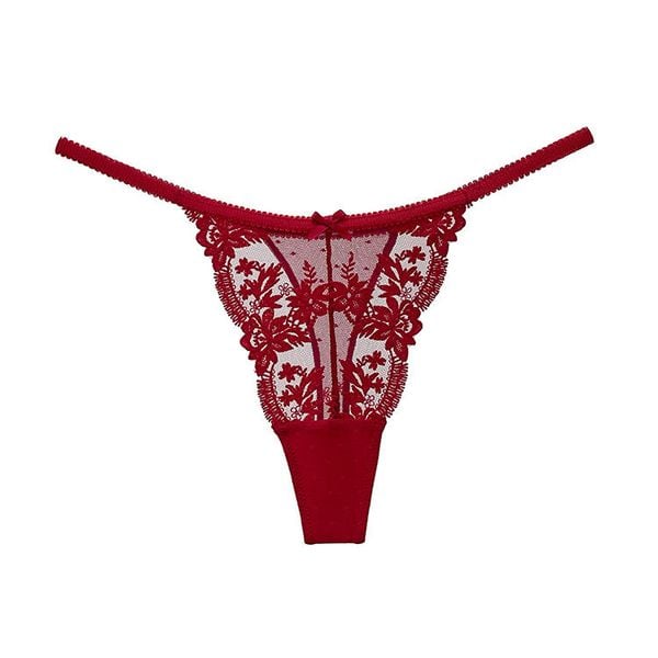 Stringi koronkowe trójkątne na każdą okazję Eladia. Niebieskie stringi Intica, bez wzorów, z koronki. Za 69.00 zł.