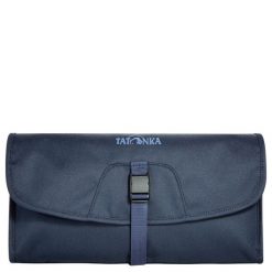 Kosmetyczka Tatonka Travelcare. Niebieskie kufry i kosmetyczki Tatonka, bez wzorów, z materiału, bez dodatków. Za 149.99 zł.