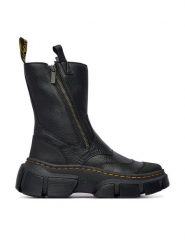 Dr. Martens Botki DMXL Rigger DM41192001 Czarny. Czarne botki Dr. Martens, bez wzorów, ze skóry, bez obcasa, na płaskiej podeszwie, bez zapięcia. Za 1,039.00 zł.