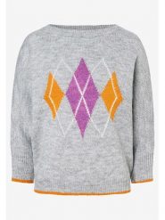More & More Sweter w kolorze szarym rozmiar: 42. Szare swetry More & More, bez wzorów, bez ramiączek. Za 123.25 zł.