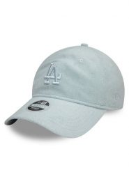 New Era Czapka z daszkiem Los Angeles Dodgers Towelling 9Twenty 60595346 Błękitny. Niebieskie czapki New Era, bez wzorów, z bawełny. Za 99.99 zł.