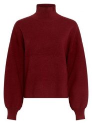 MOSS COPENHAGEN Sweter "Mercy" w kolorze bordowym rozmiar: M/L. Czerwone swetry Moss Copenhagen, l, bez wzorów, bez ramiączek. Za 186.95 zł.