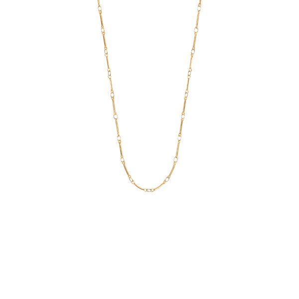 Naszyjnik Bamboo pozłacany 40 + 5 cm. Żółte naszyjniki Lilou, pozłacane. Za 169.00 zł.