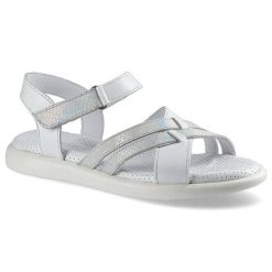 Białe Sandały Ravini Damskie Wygodne Buty Na Lato. Białe sandały Ravini, bez wzorów, wakacyjne, bez obcasa, bez zapięcia. Za 135.00 zł.
