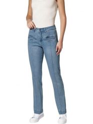 Heine Dżinsy - Slim fit - w kolorze niebieskim rozmiar: 42. Niebieskie jeansy Heine, bez wzorów. Za 121.80 zł.