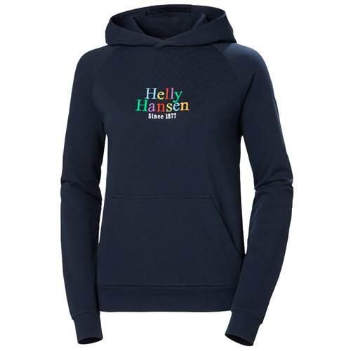 Bluza sportowa damska Helly Hansen Core Graphic. Niebieskie bluzy Helly Hansen, xl, bez wzorów, z materiału, z kapturem. Za 515.00 zł.