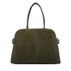 Torebka BOSS. Zielone shopper Boss, bez wzorów, bez dodatków. Za 1,149.00 zł.